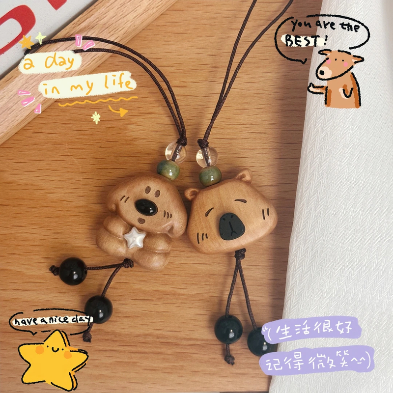 许愿狗卡皮巴拉手机链