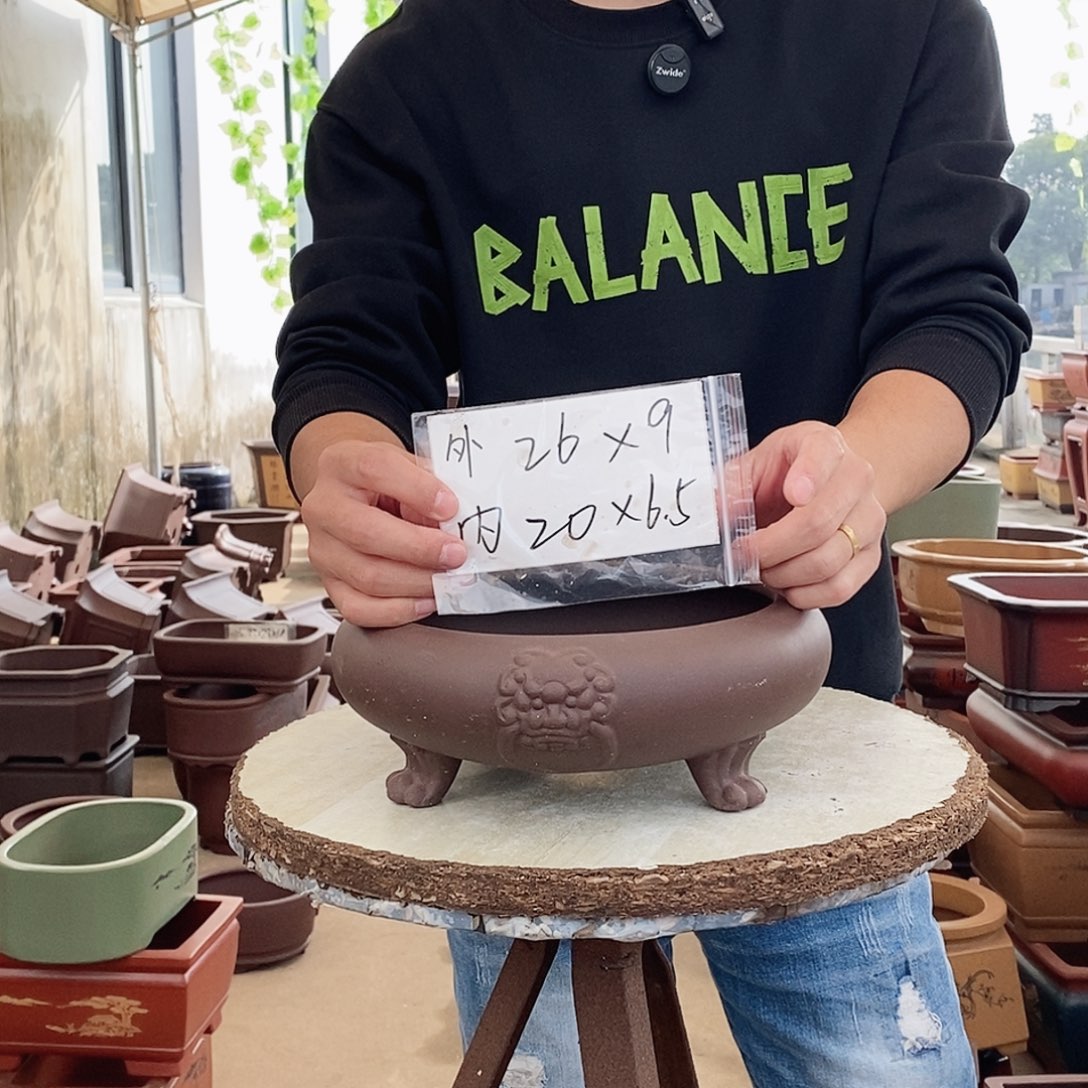紫砂花盆紫砂花盆