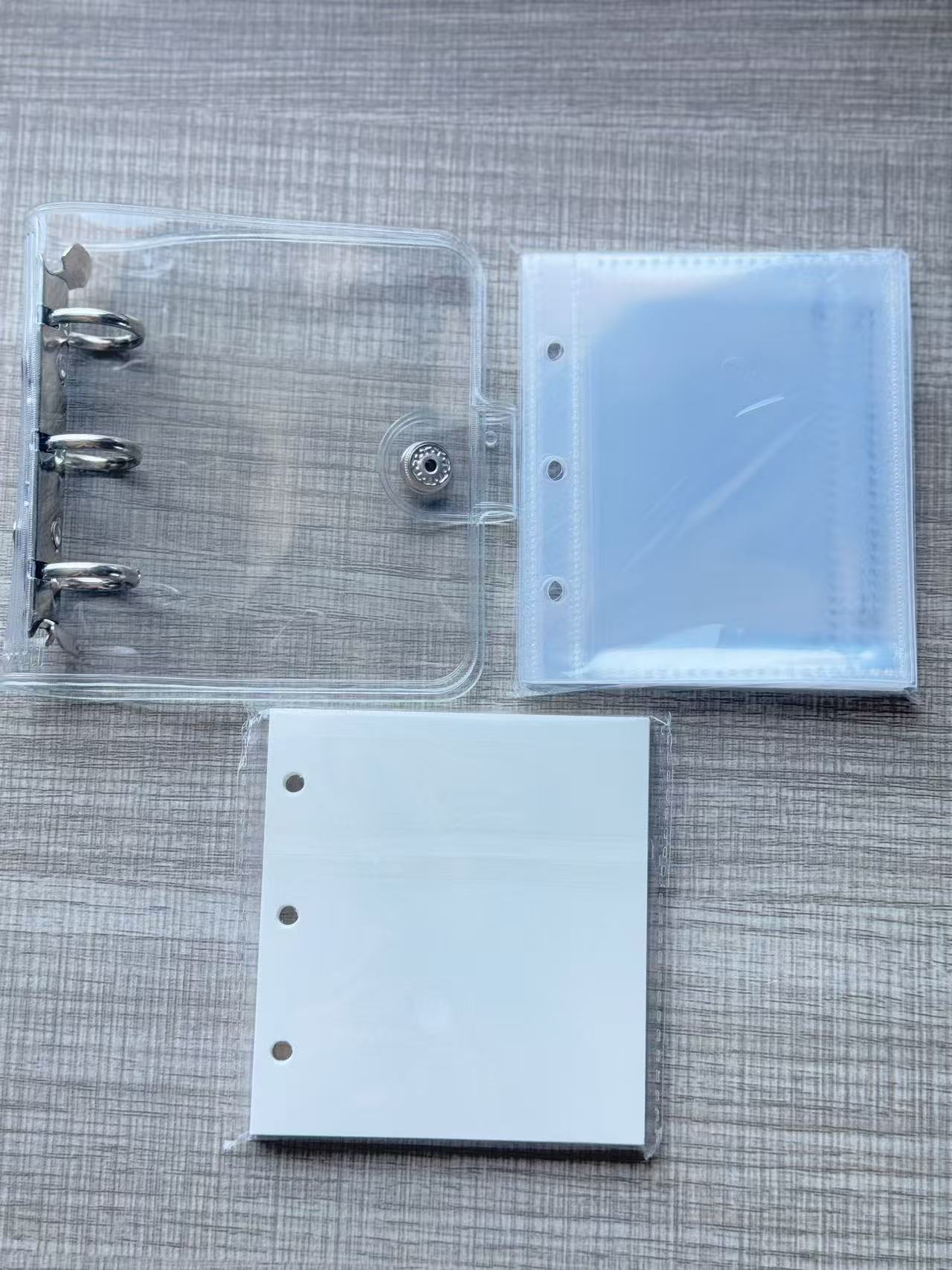 【亚克力卡册DIY纸质书皮配件】