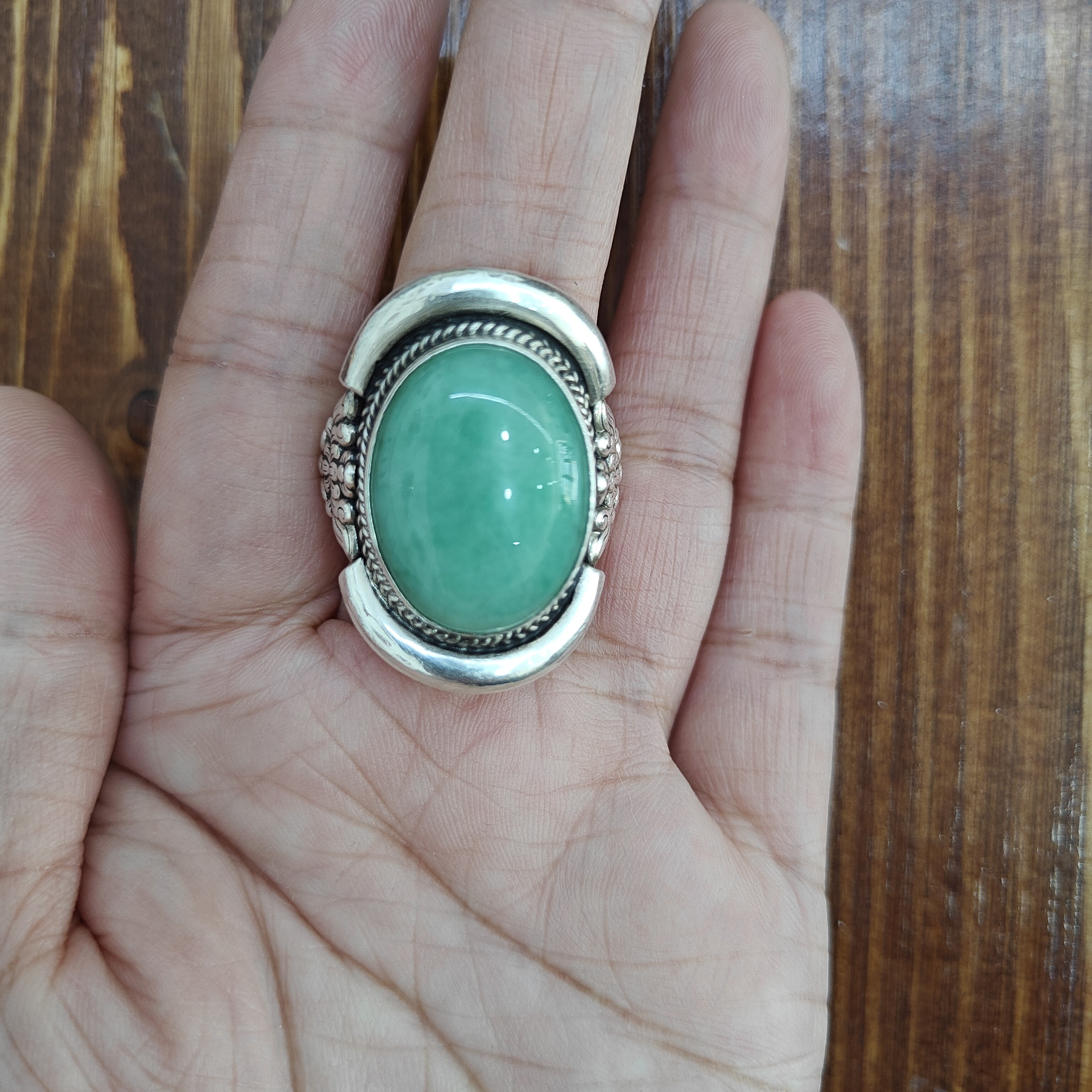 足银戒指 足银戒指  精美手工制作戒指