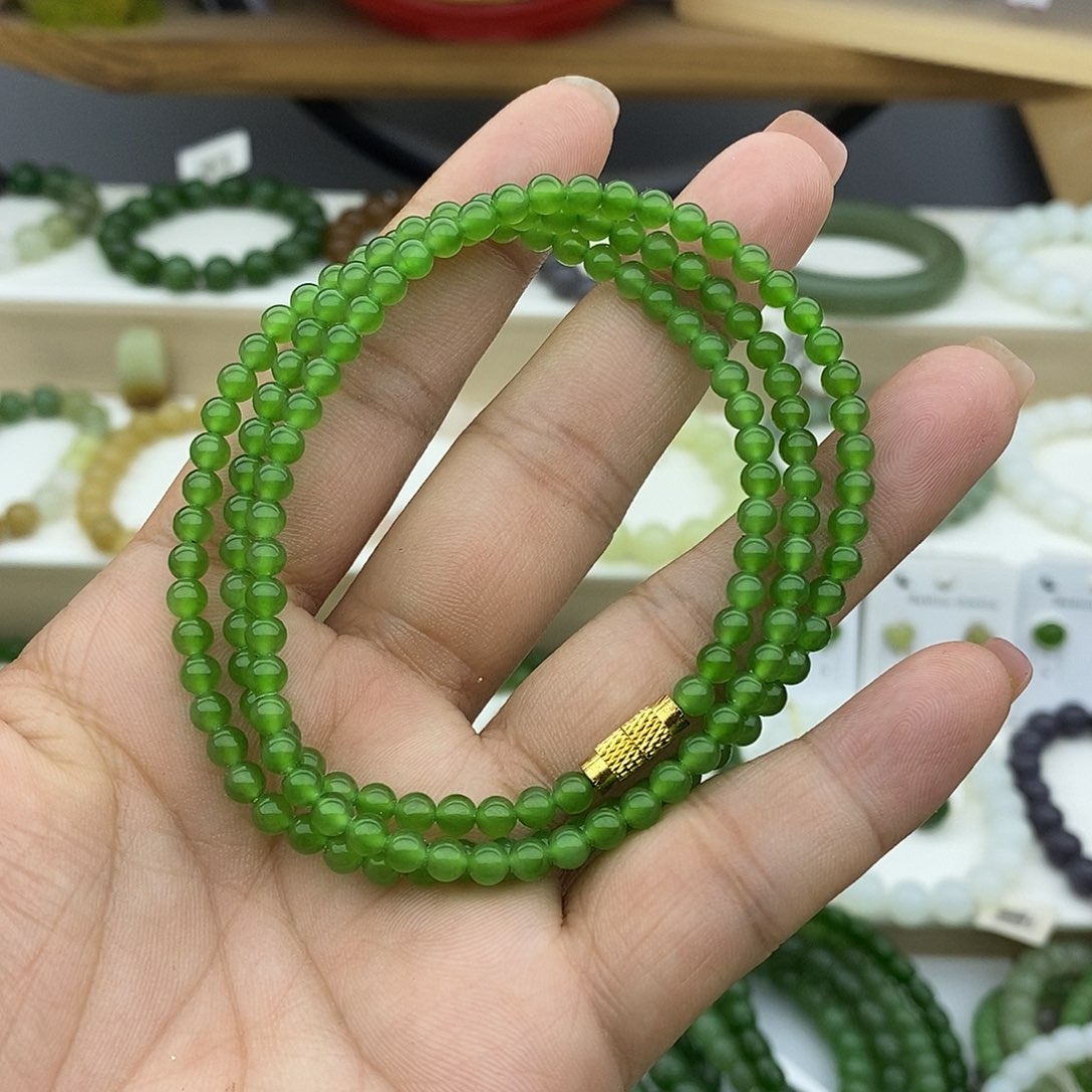 和田玉手链未镶嵌