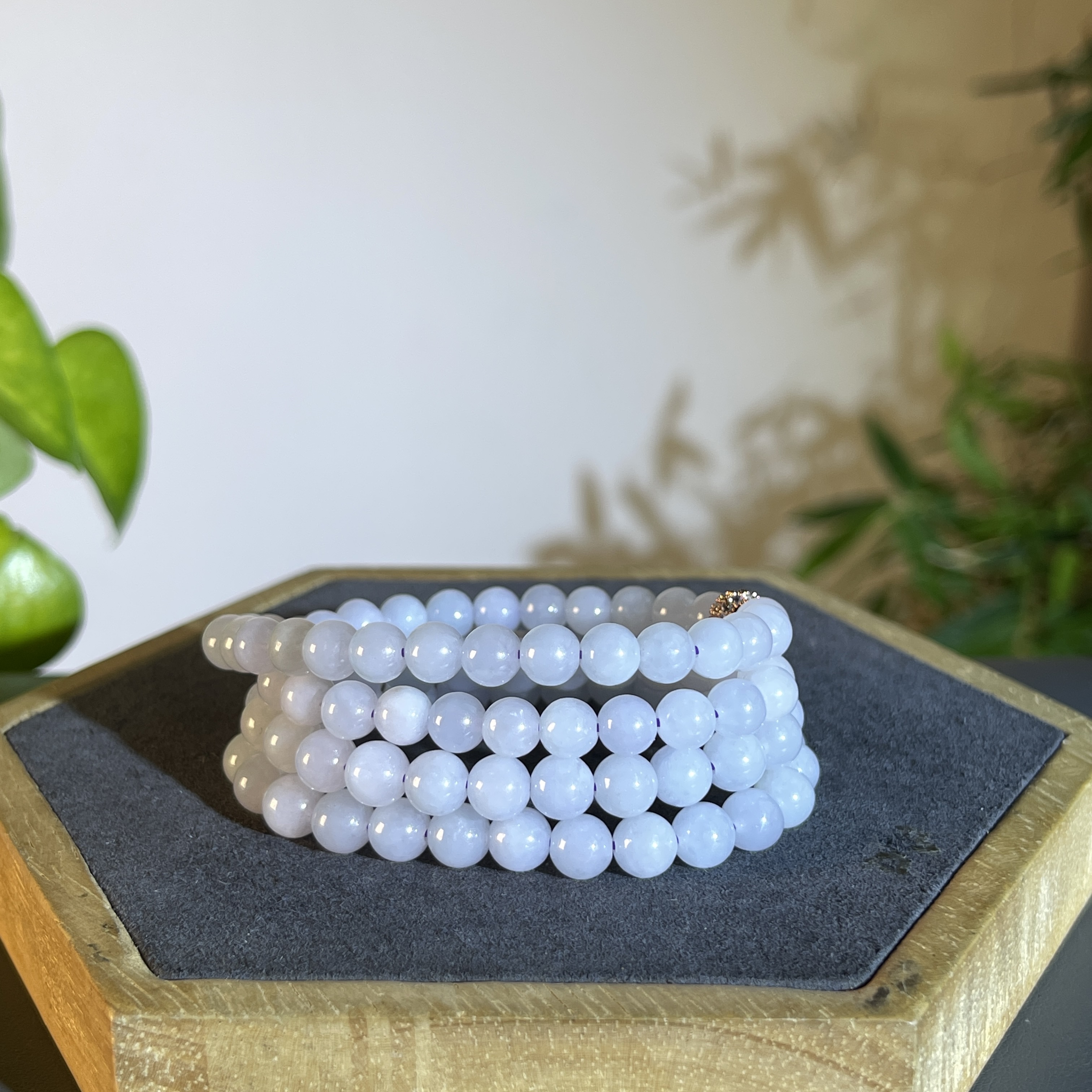 JTW17-38 天然缅甸A货翡翠 翡翠珠链（含配饰）