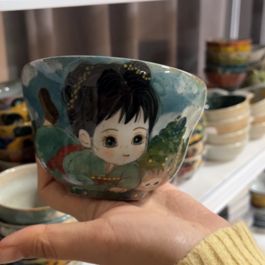 炉景德镇手工手绘釉下彩绘