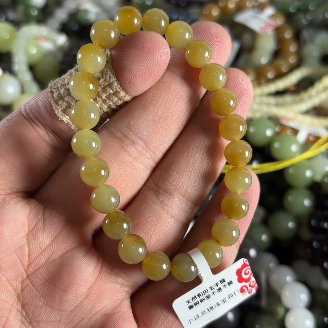 和田玉手链未镶嵌W72