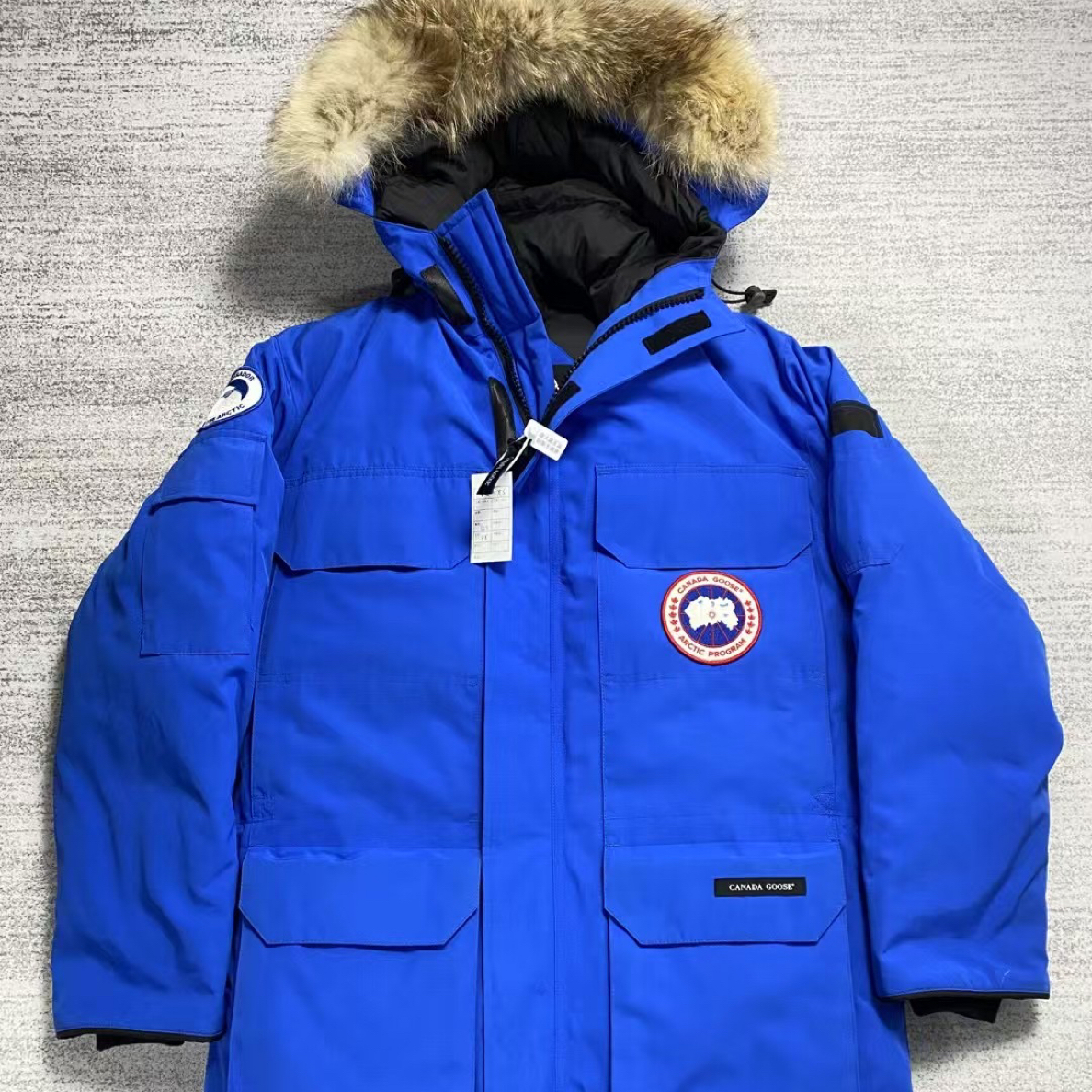 99新 CANADA GOOSE 加拿大鹅 pbi蓝色远征expedition羽绒服XS