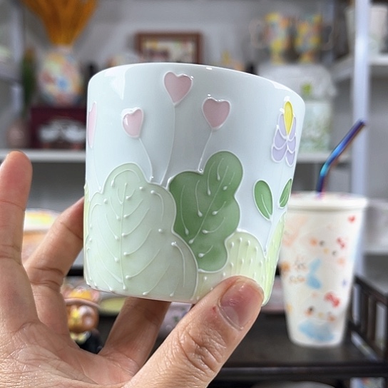 手绘高温釉下彩陶瓷