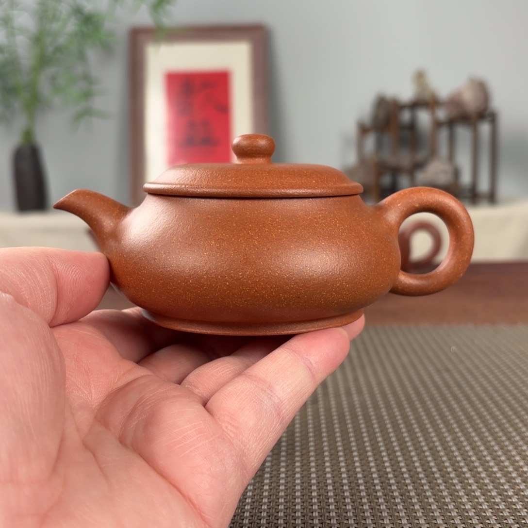 紫砂茶壶黄龙山原矿紫砂壶160