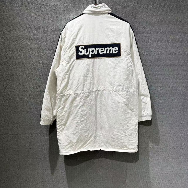 99新 Supreme 背后boxlogo长款大衣外套 m码/8781