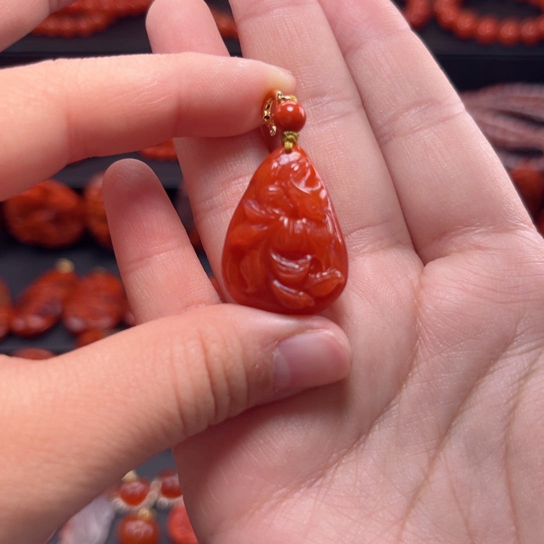 南红玛瑙多圈未镶嵌