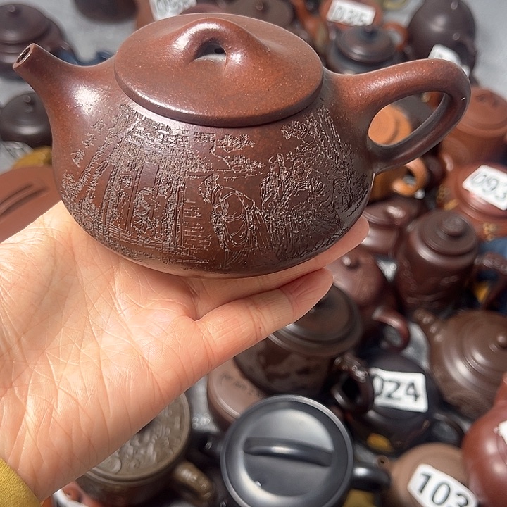 紫砂茶壶紫砂微瑕