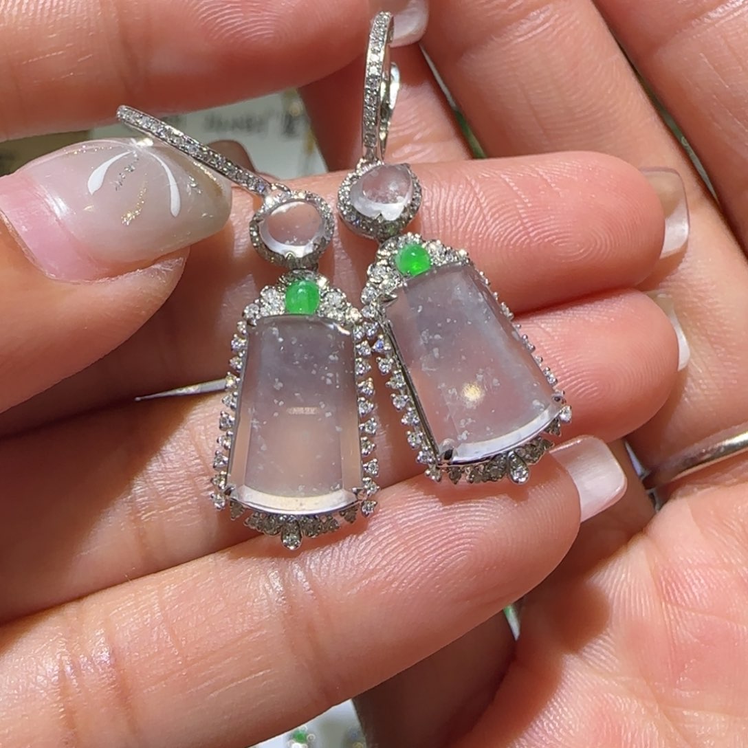 【闪购商品】翡翠颈饰18K金镶嵌缅甸