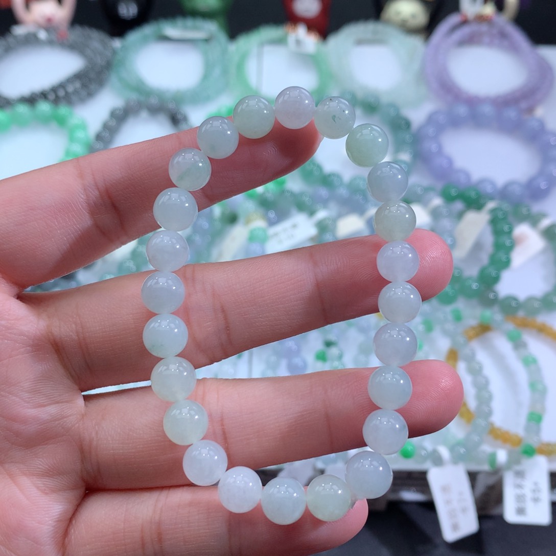 翡翠手链未镶嵌天然