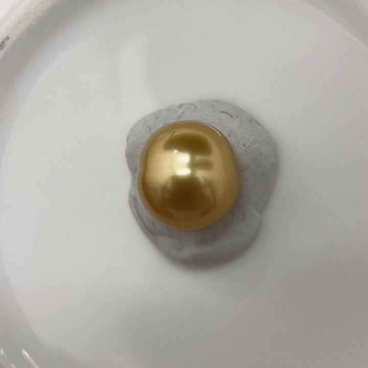 颈饰未镶嵌海水珍珠11.1金珠 超浓金 汉堡H8