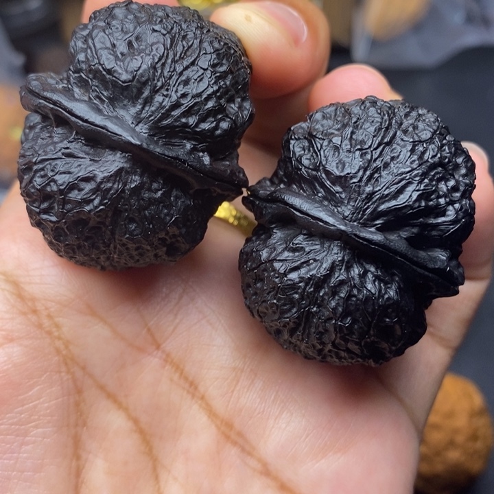 把件文玩核桃41尺饕餮金蟾 