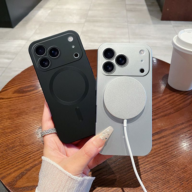 苹果17ProMax手机壳超薄适用iPhone16/17Pro磁吸无线充15磨砂防摔