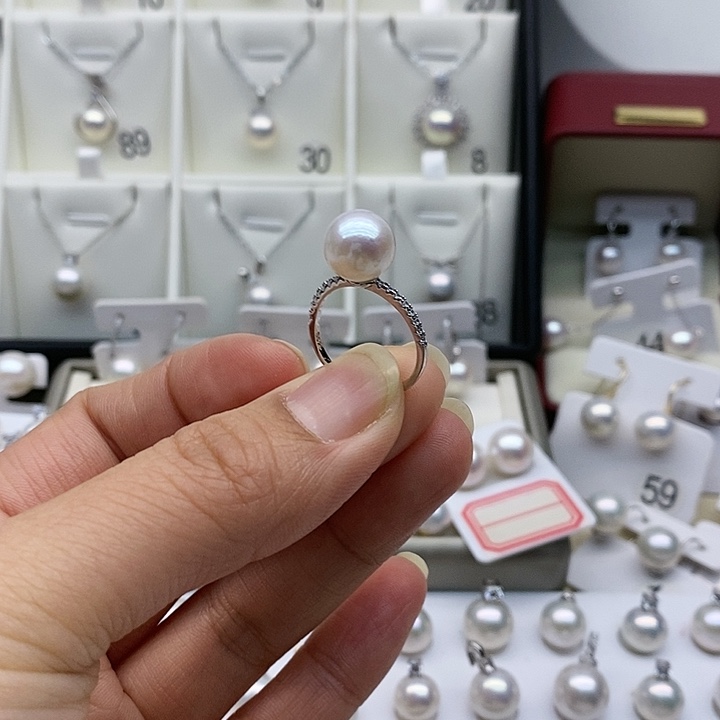 吊坠925银特价戒指粉光不退不换