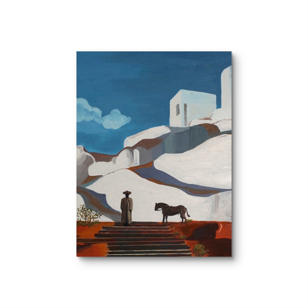 【山谷羚羊】原创手绘挂画 “60*80” No.873 玄关客厅纯手绘装饰画