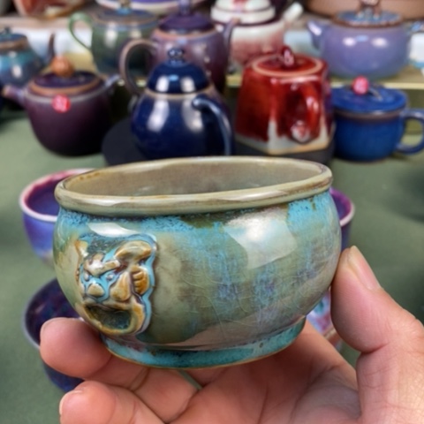 陶瓷异兽缸杯11111111