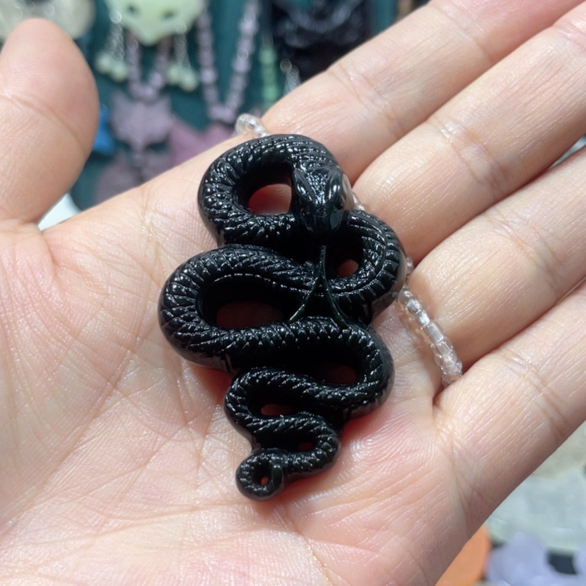 【闪购商品】未镶嵌岫玉颈饰54项链