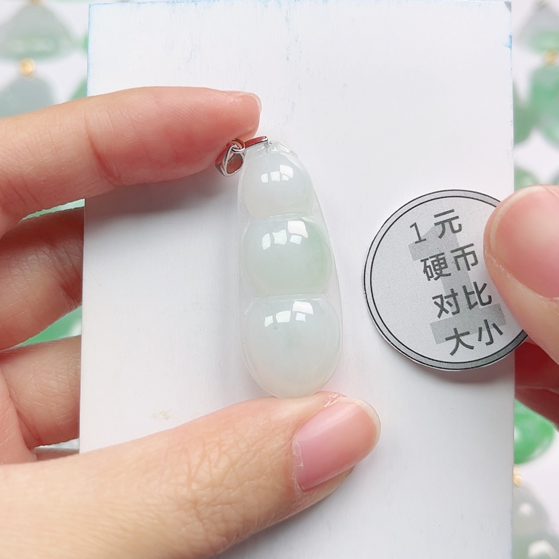 翡翠银S925镶嵌颈饰