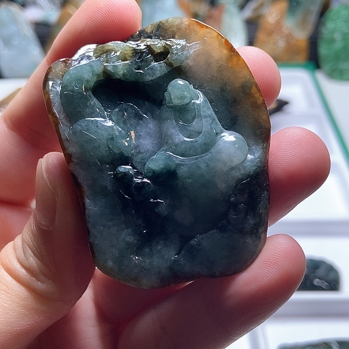 翡翠未镶嵌颈饰翡翠a货