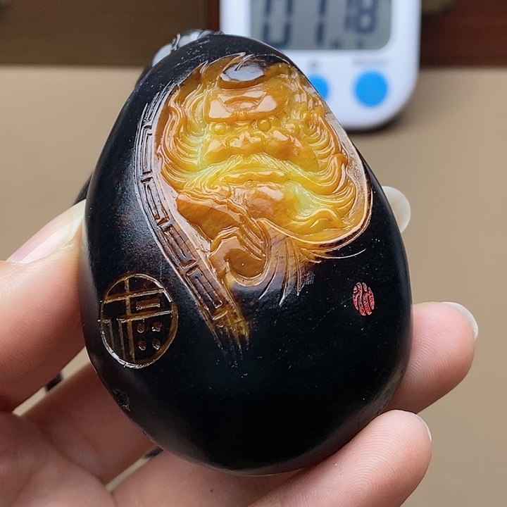 和田玉挂件未镶嵌雪*F