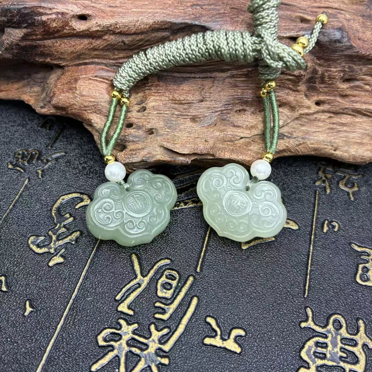 和田玉如意吊坠【小北质检】ZJH49Z59多样性发一