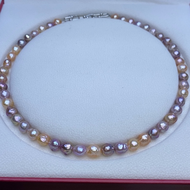 淡水珍珠颈饰未镶嵌8mm