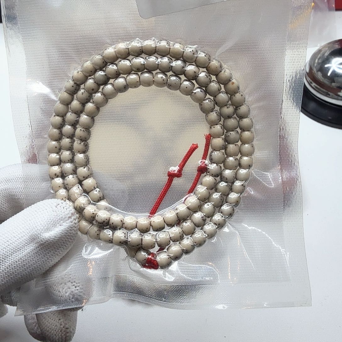 星月菩提吊坠3骨瓷白半壁6左右108