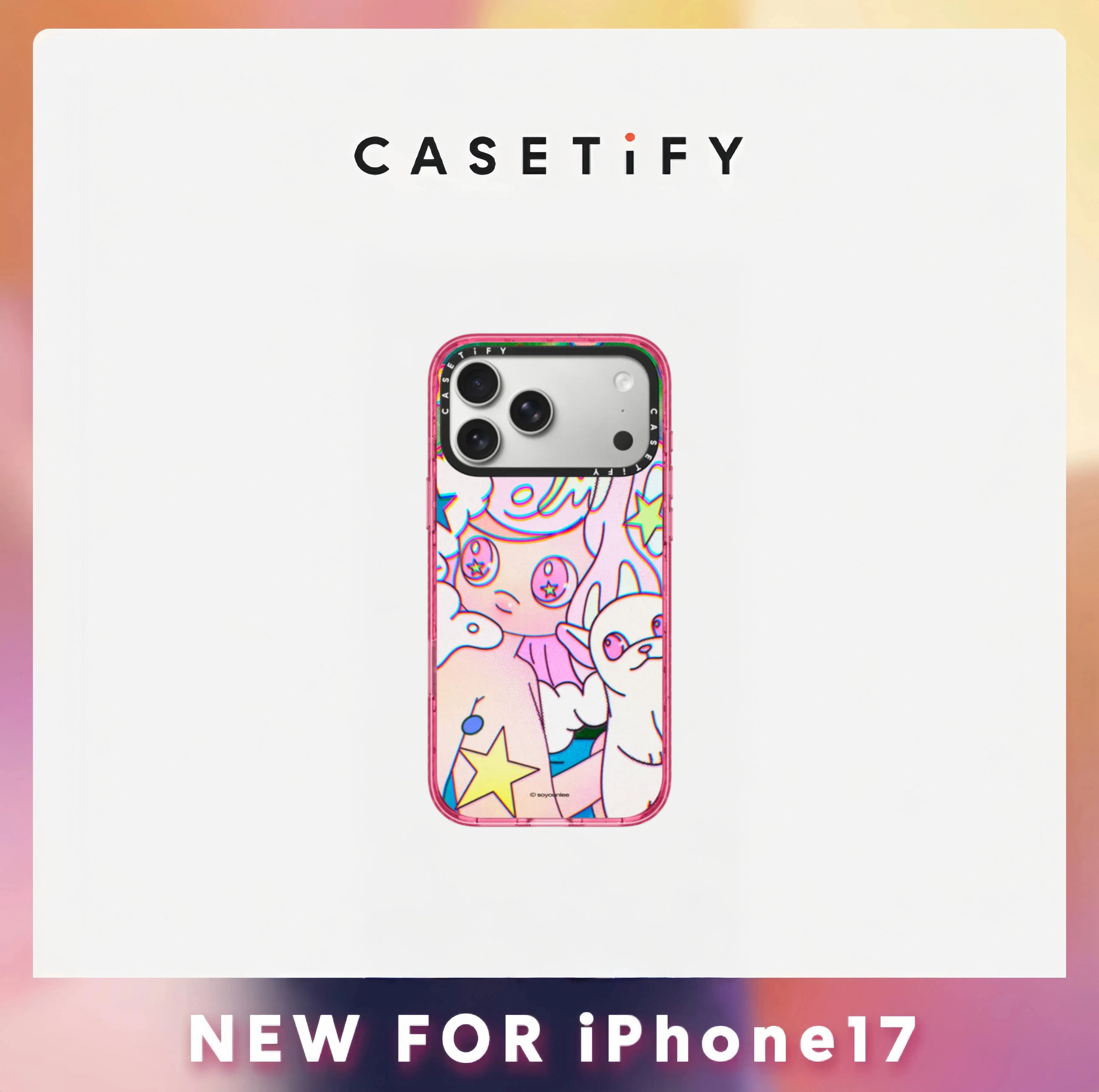 CASETIFY X So Youn Lee手机壳【泡泡糖少女】适用于iPhone17promax