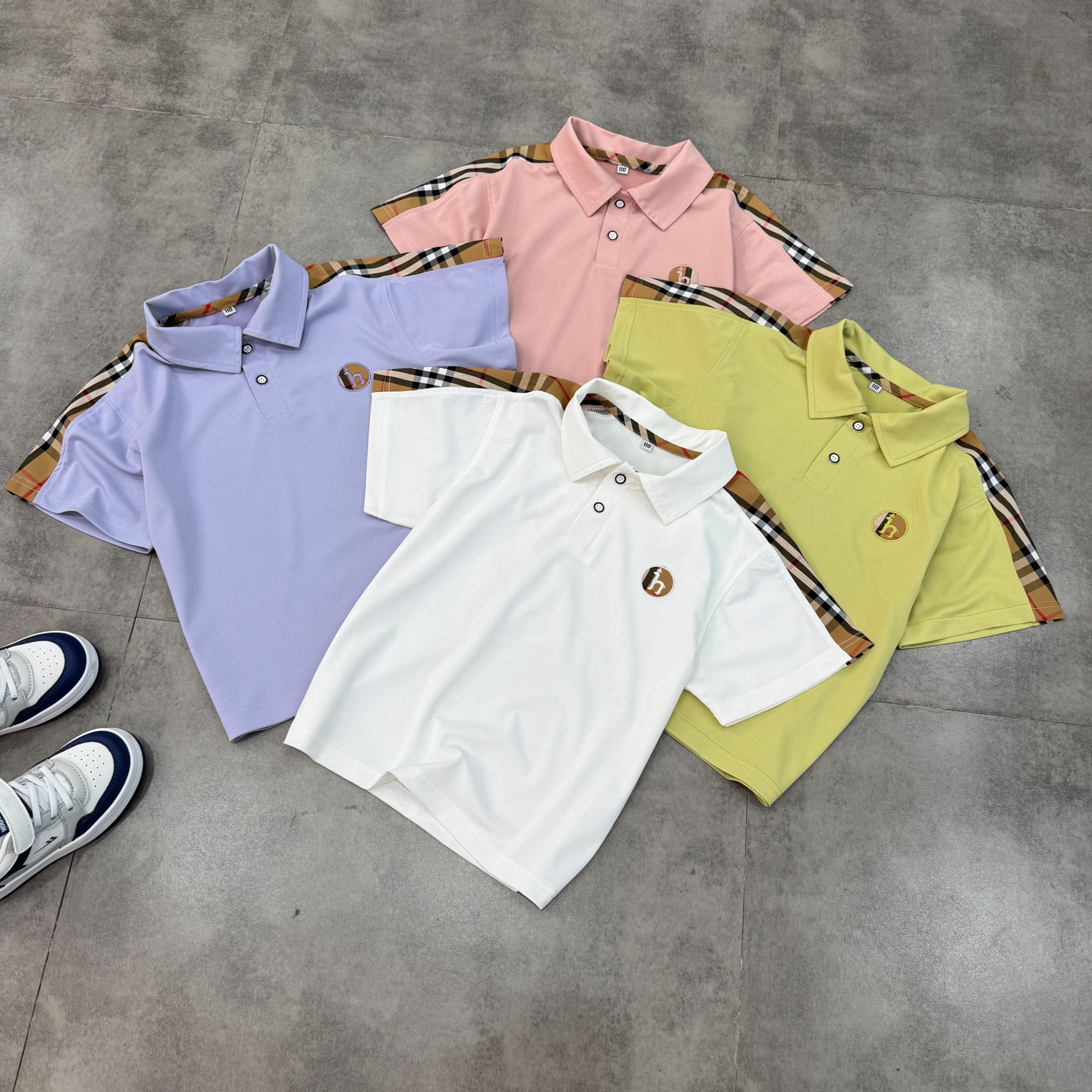 706 夏季三粒扣民族风内衣潮流运动男童高品质修身男女童t恤