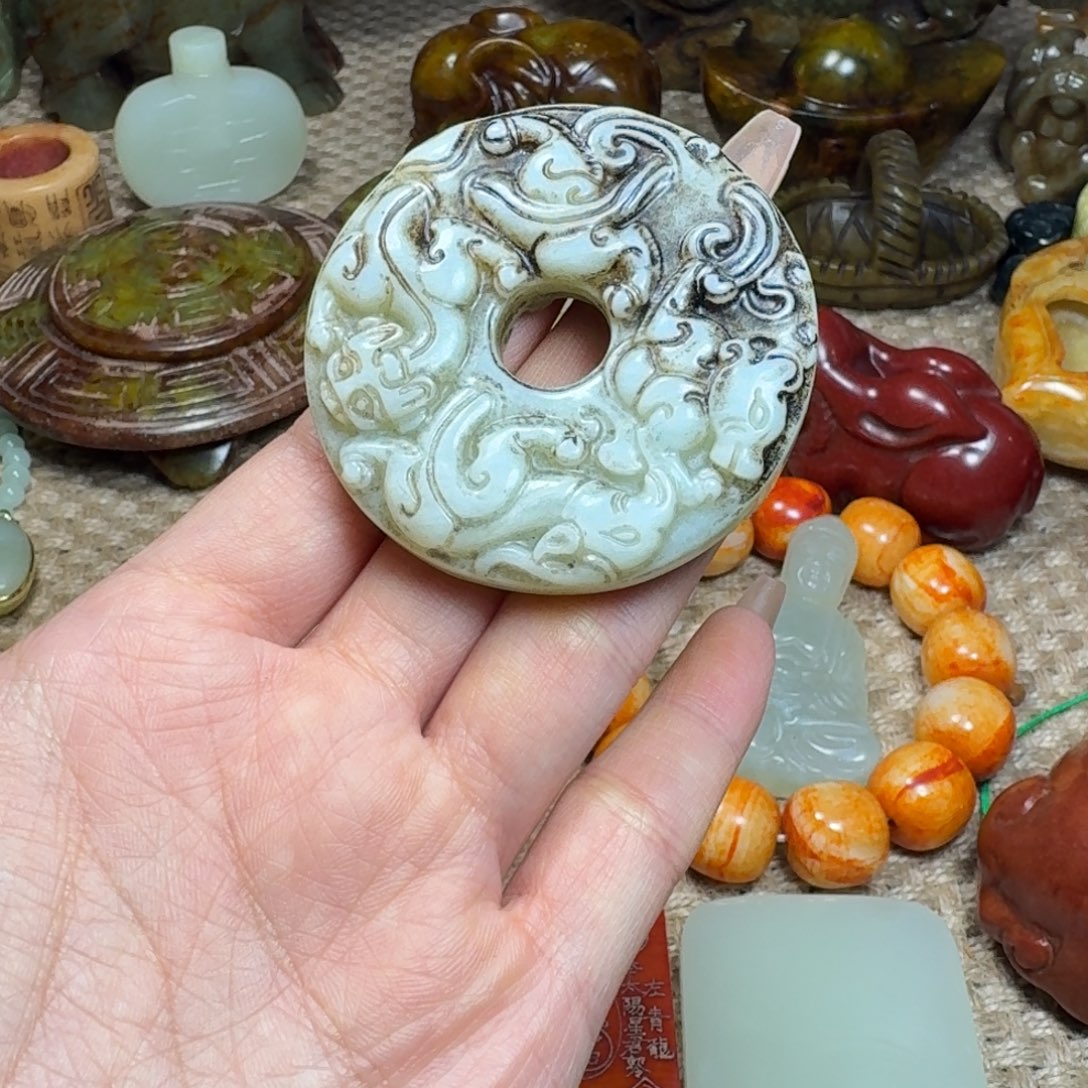 吊坠白玉菩提挂件