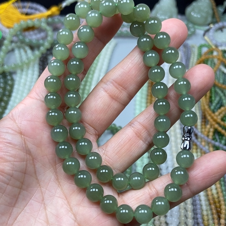 和田玉未镶嵌颈饰8