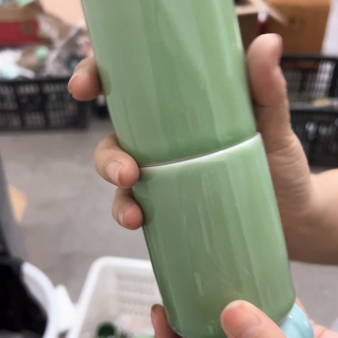 龙泉云间青瓷小米茶器