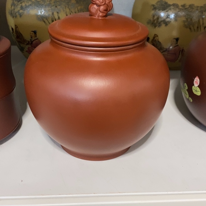 紫砂茶叶罐喜*你醒茶罐