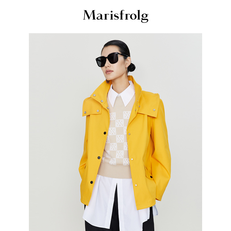 【商场同款新品】Marisfrolg/玛丝菲尔休闲百搭夹克外套A1DE16088