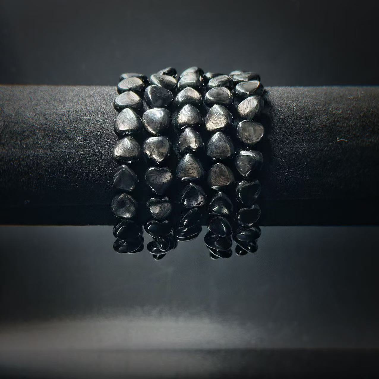 【缪老师严选】SJ1540 金运辉石爱心手链 多样性发其一