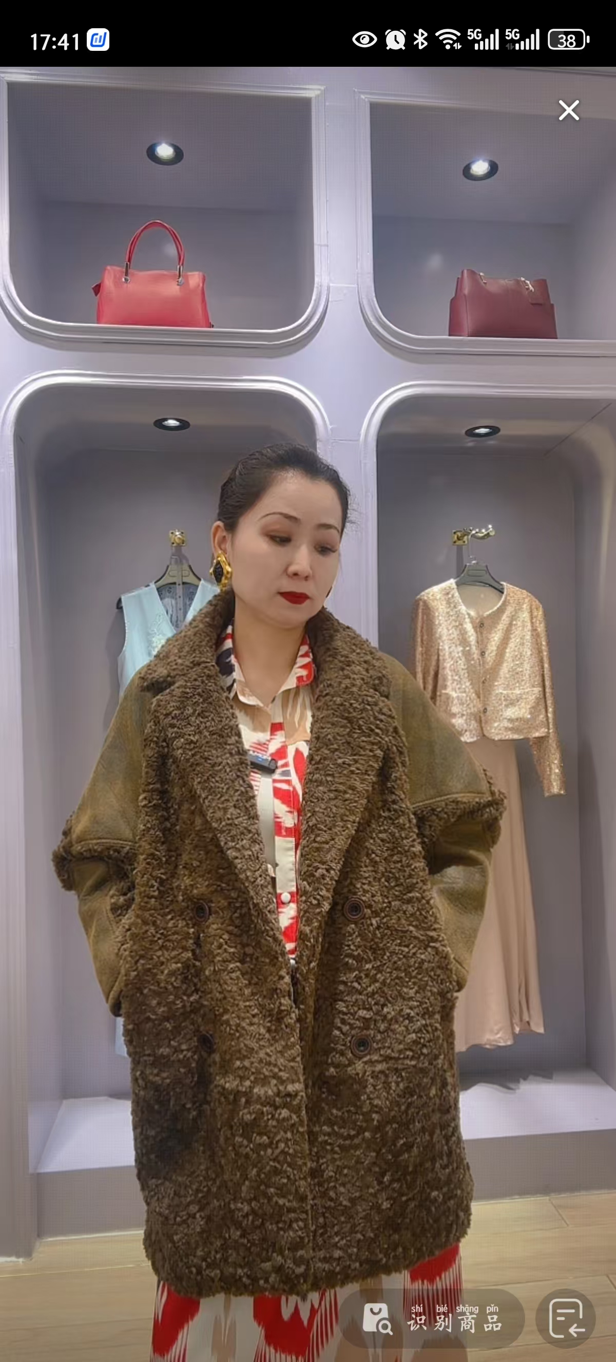 修身型海军领中长款薄款棉服棉衣女装套装拼接秋冬