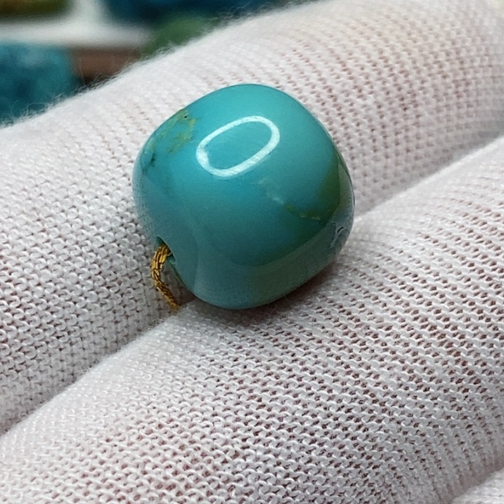 绿松石未镶嵌天然原矿 地大质检