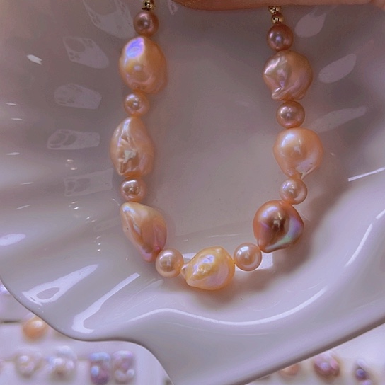 淡水珍珠手绳合金