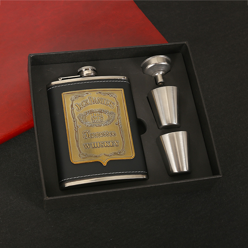 不锈钢加厚便携户外酒壶迷你装白酒专用酒具