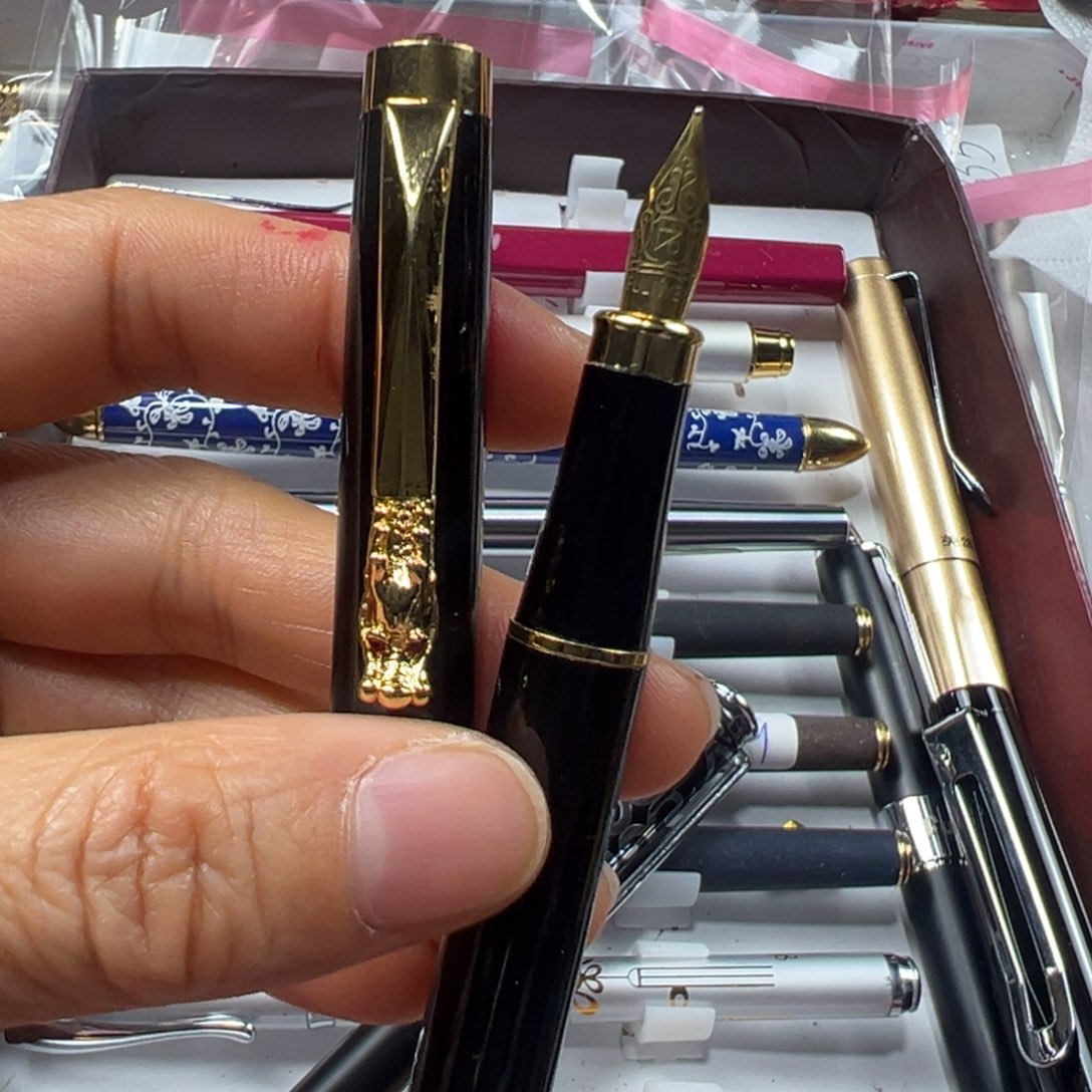 便携式富利文龙头笔夹孤品一支