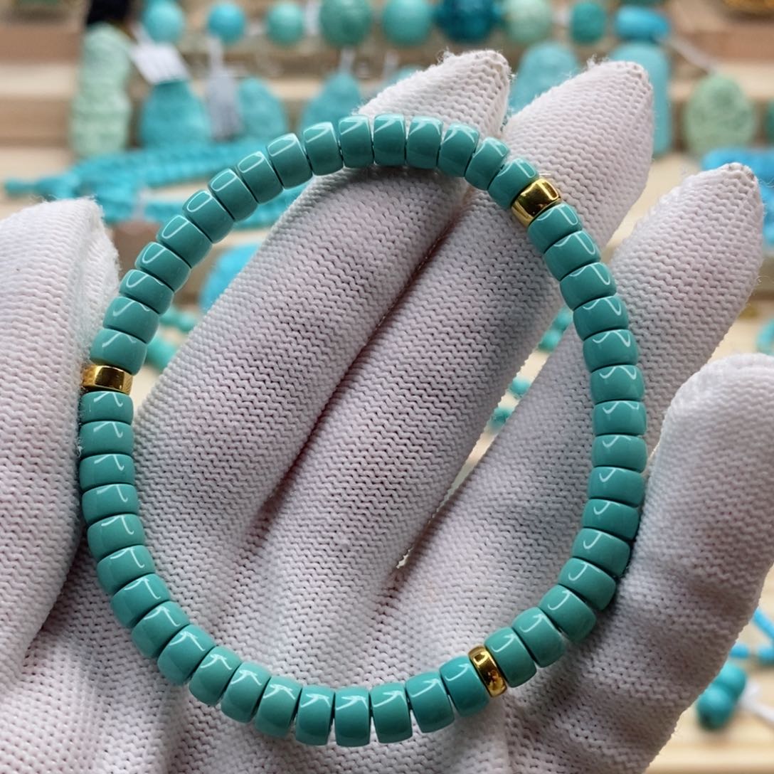 绿松石珠宝奇石未镶嵌