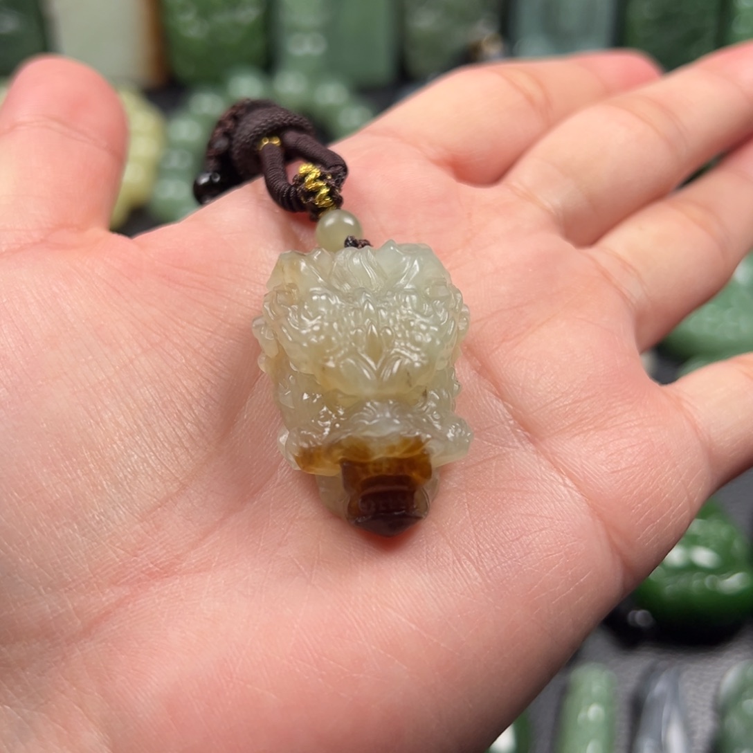 和田玉吊坠(不含链)未镶嵌