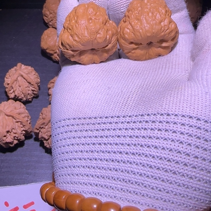姜***姜核桃古蝉蛤蟆头手把件福利
