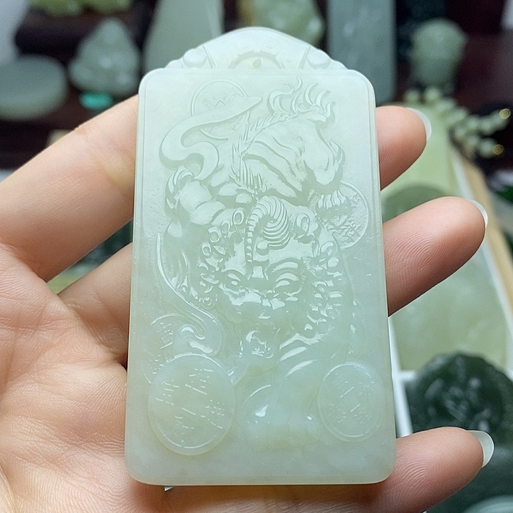 定制和田玉未镶嵌定制款关公