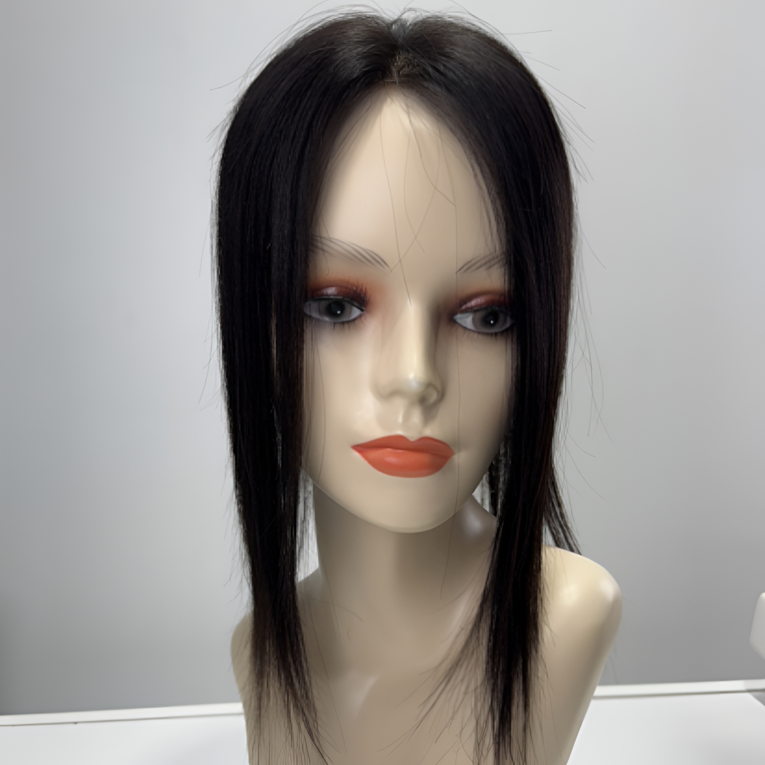  真美不假-13✖️13设计师款透气大孔夏天假发全真发假发原色假发