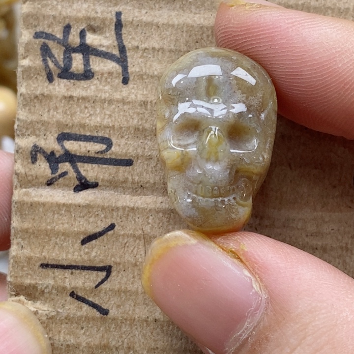 颈饰未镶嵌硅化珊瑚（珊瑚玉）另**蓝