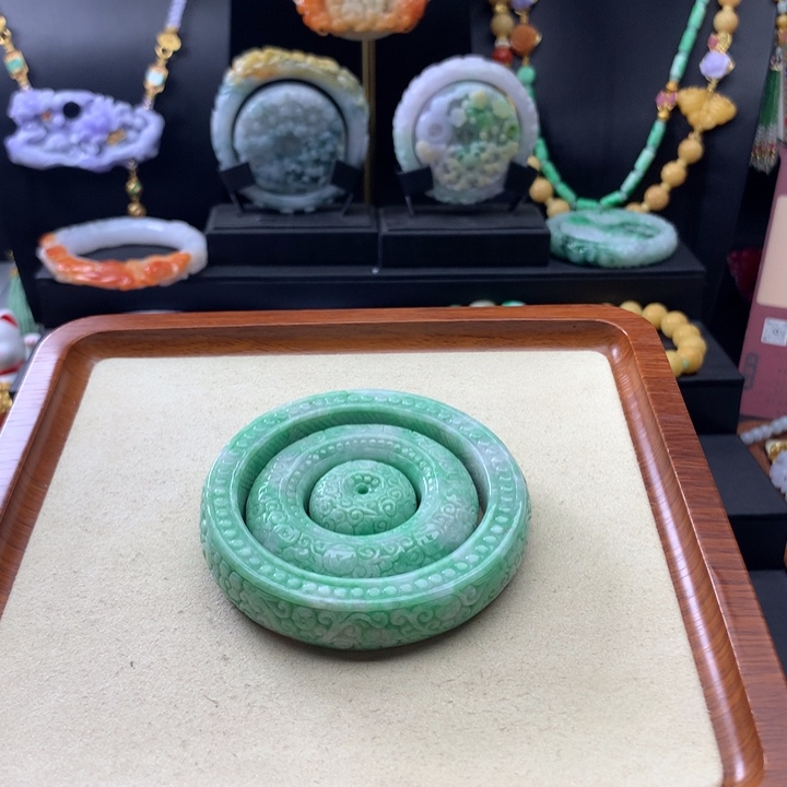 翡翠手镯未镶嵌翡翠手镯58.7