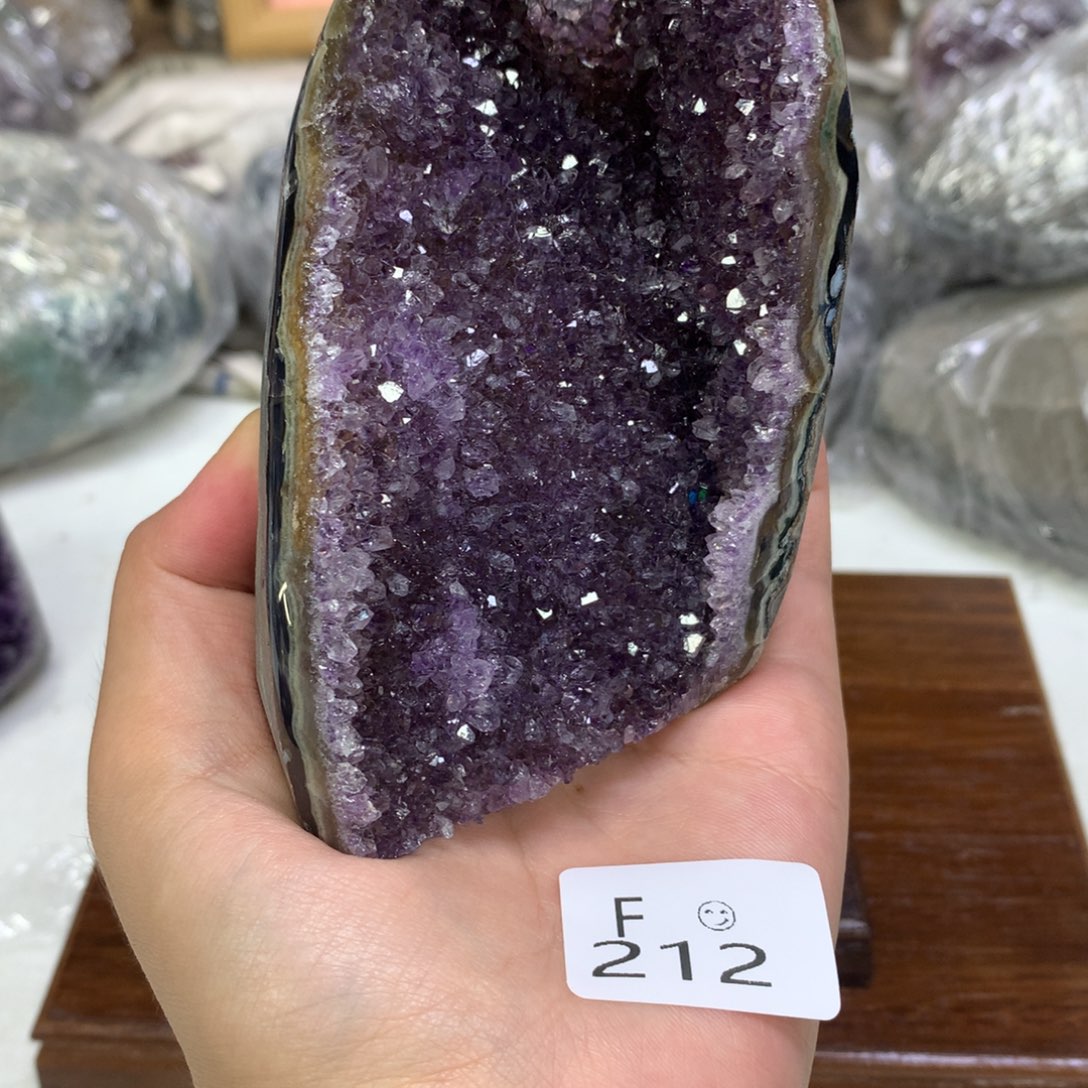 未镶嵌摆件紫晶水晶